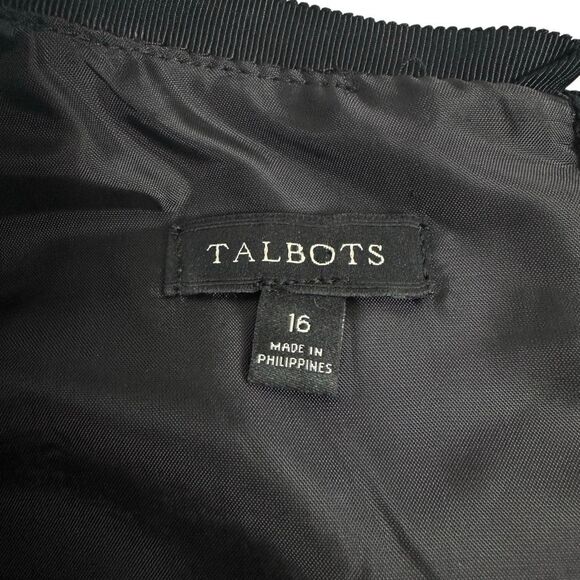 Talbots Sleeveless Tweed Dress Size 16 - Picture 3 of 8